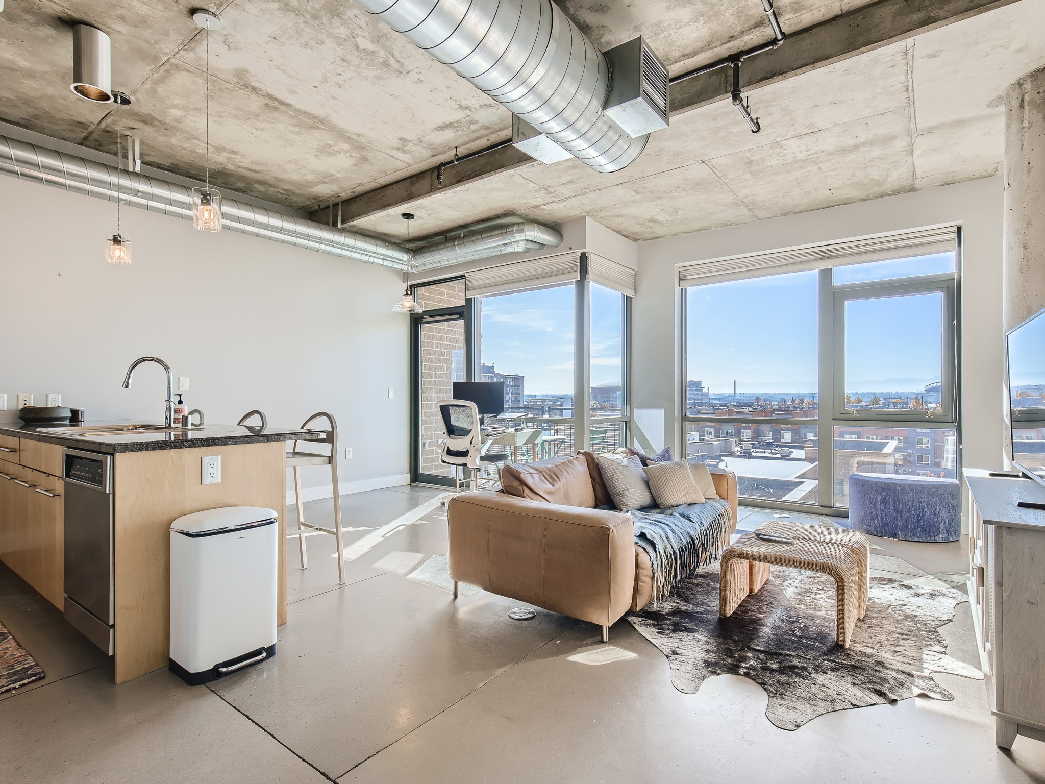 Industrial Style Condo in the Heart of Riverfront!